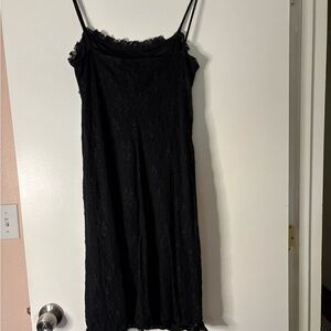 Elegant Black Lace Dress